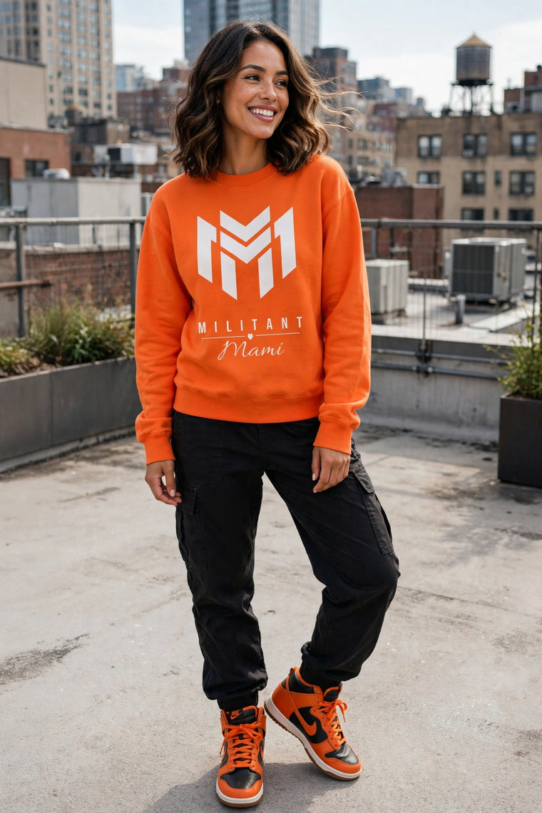 Militant Mami Sweatshirt - White Logo (Colors 13-23)