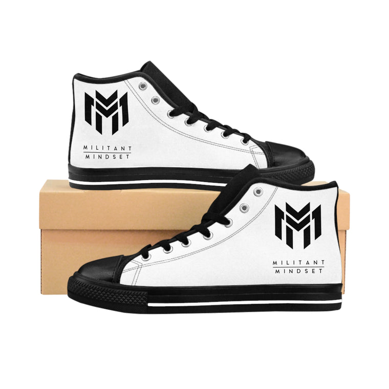 High-Top Sneakers — Militant Mindset Logo Classic