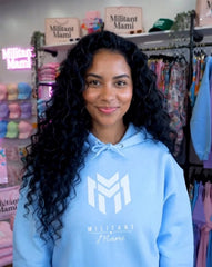 Militant Mami Hoodie - White Logo (Various Colors)
