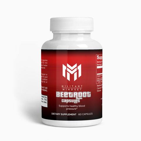 Contains naturally occuring organic nitrates, beetroot (Beta vulgaris) m...