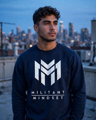 Mindset Navy White Logo Lifestyle
