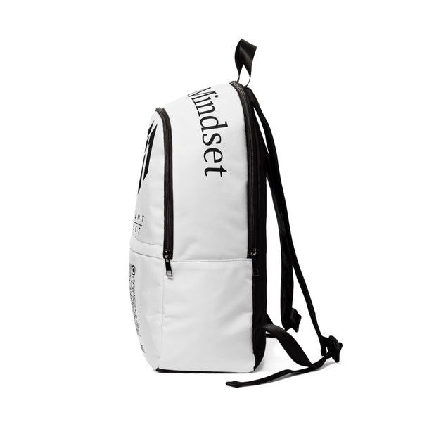 Militant Mindset Logo Backpack — QR Code Social Media Design
