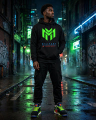 Militant Mindset Hoodie - Neon Logo