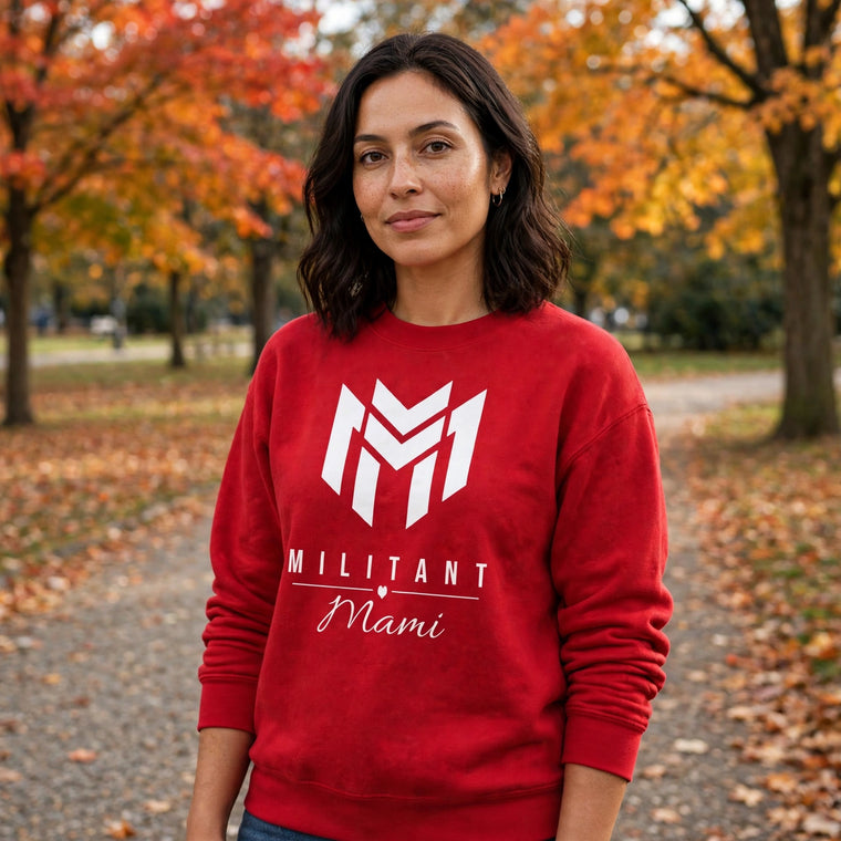 Militant Mami Sweatshirt - White Logo (Various Colors)