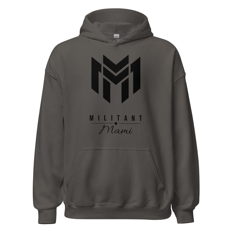 Militant Mami Hoodie - Black Logo