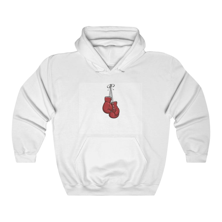 Red Boxing Gloves Hooded Sweatshirt