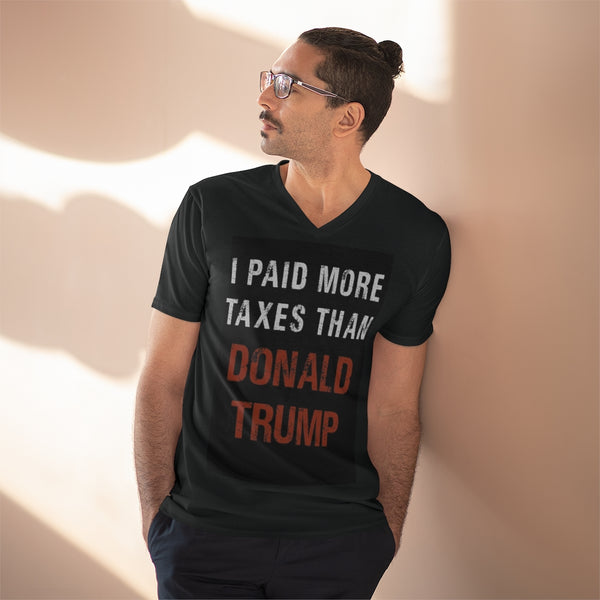 I Paid More Taxes Than Trump V Neck