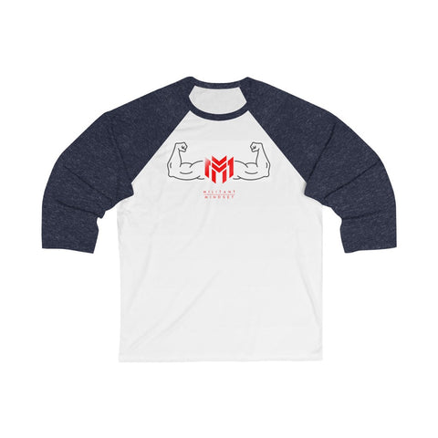 Militant Muscle 3/4 Sleeve Baseball Tee