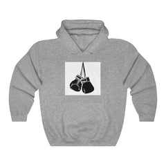 Black Boxing Gloves Hooded Sweatshirt