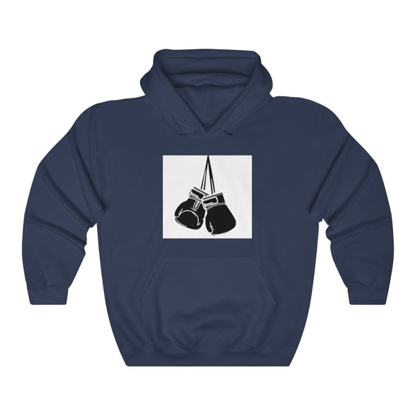 Black Boxing Gloves Hooded Sweatshirt