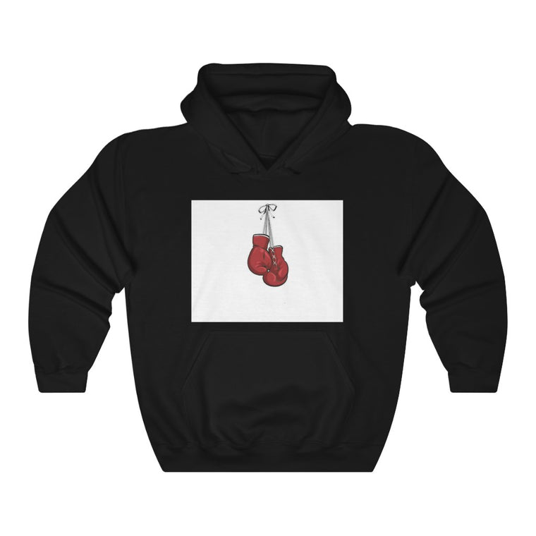 Red & Black Boxing Hooded Sweatshirt